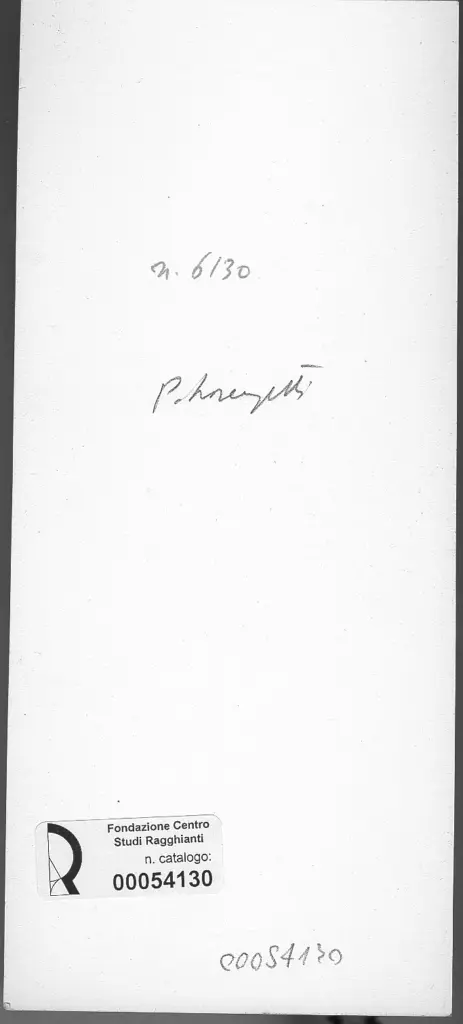 Gabinetto Fotografico della Soprintendenza Speciale per il Patrimonio Storico, Artistico ed Etnoantropologico e per il Polo Museale della citt&agrave; di Firenze , retro