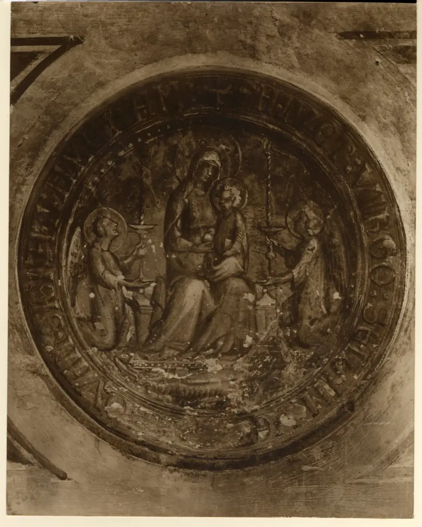Anonimo , Martini, Simone - sec. XIV - Madonna con Bambino in trono