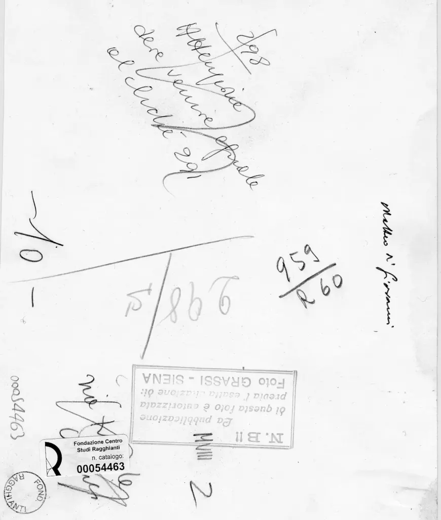 Grassi, Cesare , retro