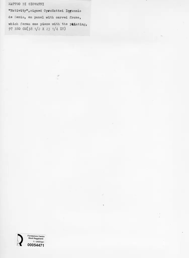 Anonimo, Anonimo , retro