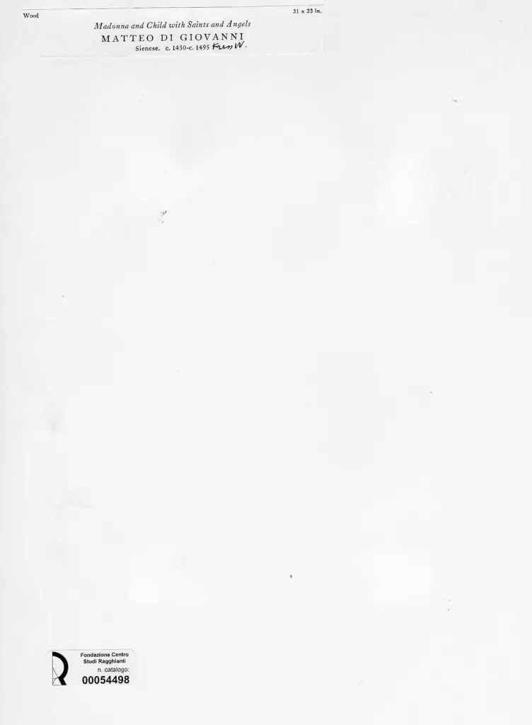 Anonimo, Anonimo , retro