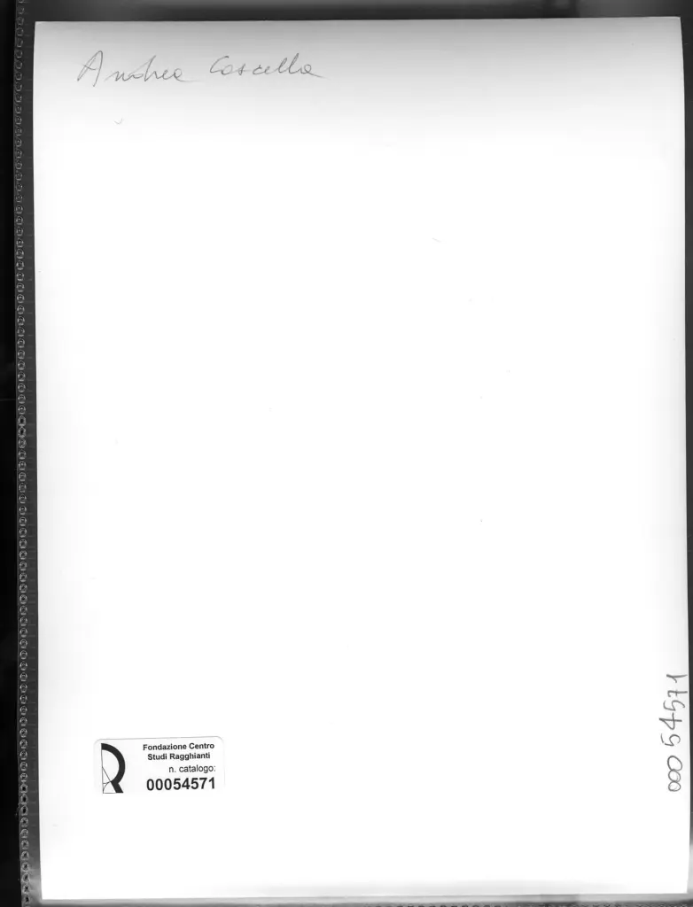 Anonimo , Cascella, Andrea; Negri, Mario - sec. XX - Scultura in giardino , retro