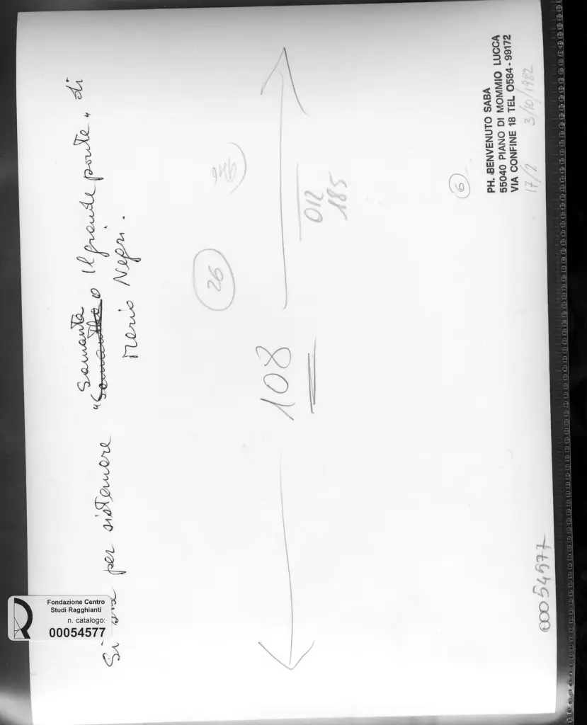 Saba, Benvenuto , retro