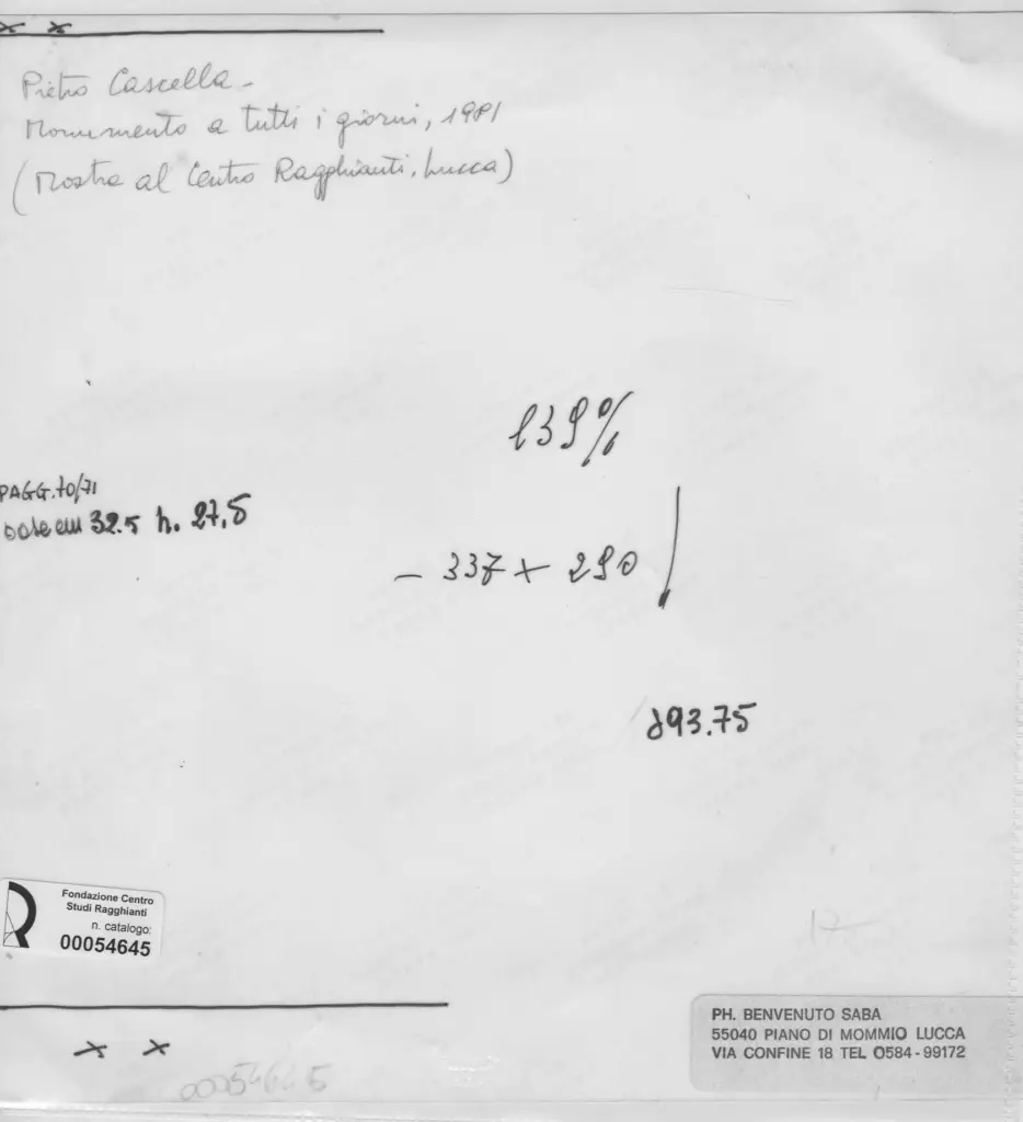 Saba, Benvenuto , retro