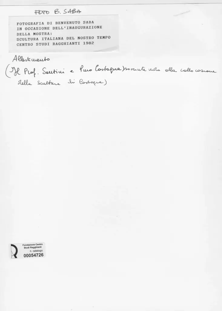 Saba, Benvenuto , retro