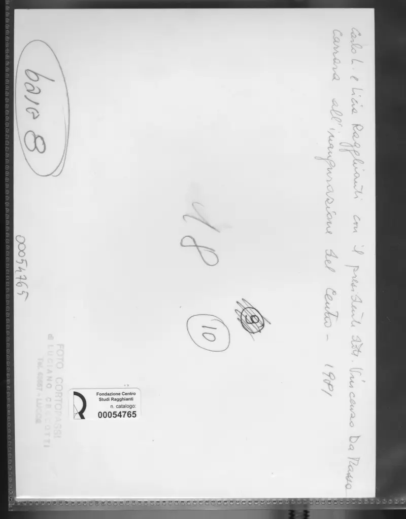 Foto Cortopassi , retro