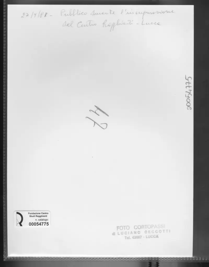 Foto Cortopassi , retro