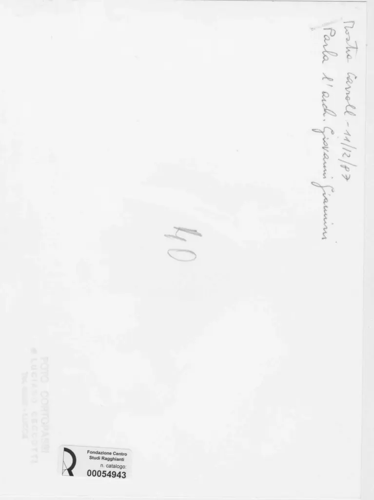 Foto Cortopassi , retro