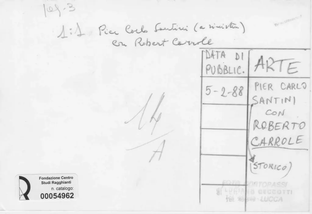 Foto Cortopassi , retro