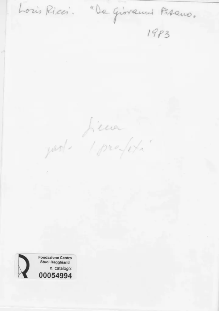 Foto Cortopassi , retro