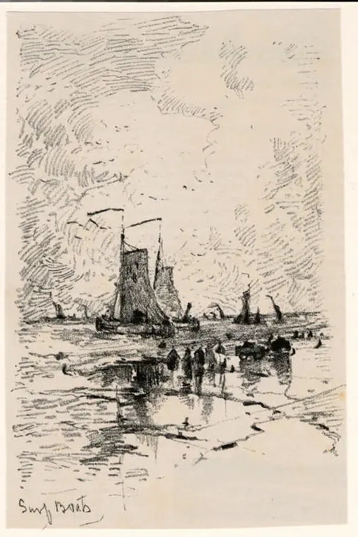 Anonimo , Horton, George - sec. XIX - Surf Boats , fronte