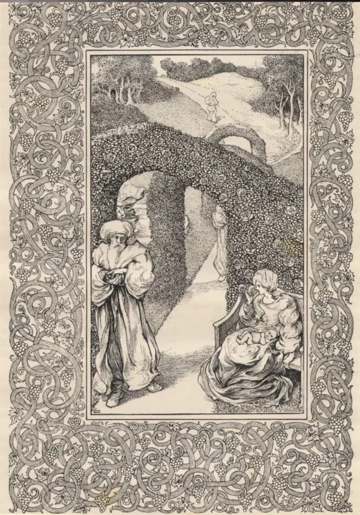 Anonimo , Housman, Laurence - sec. XIX - Mamma con bambino , fronte