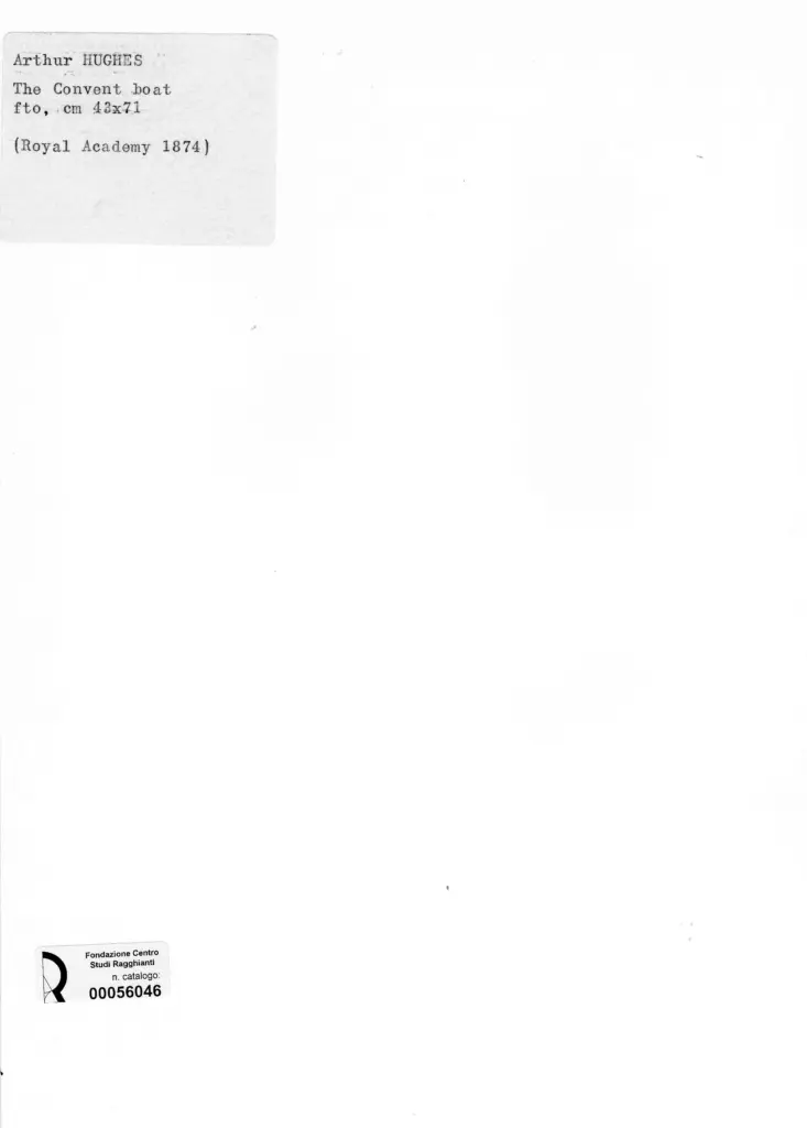 Anonimo , Hughes, Arthur , retro