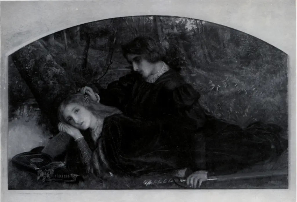 Anonimo , Hughes, Arthur - The brave geraint , fronte