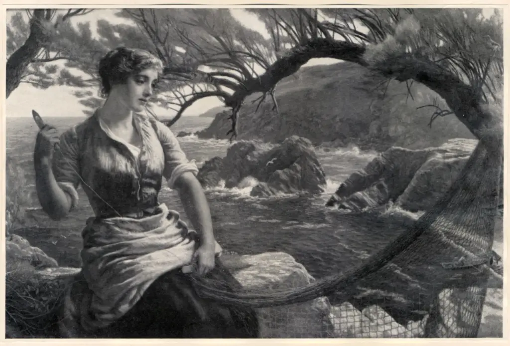 Anonimo , Hughes, Arthur - sec. XIX - The Threads of Fate , fronte