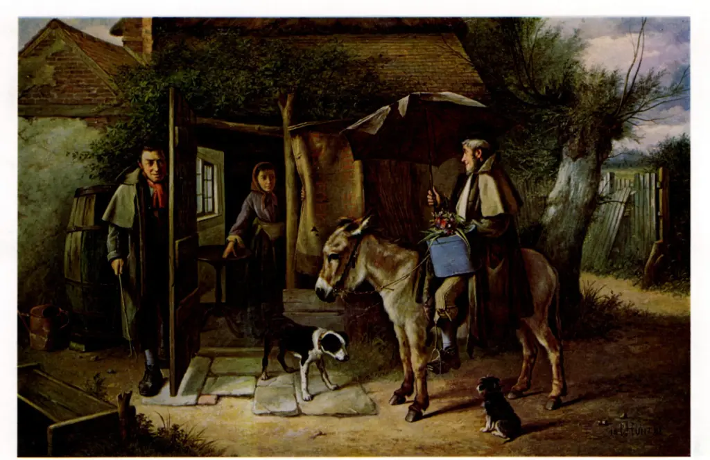 Anonimo , Hunt, Charles - sec. XIX - The Tinker's visit , fronte