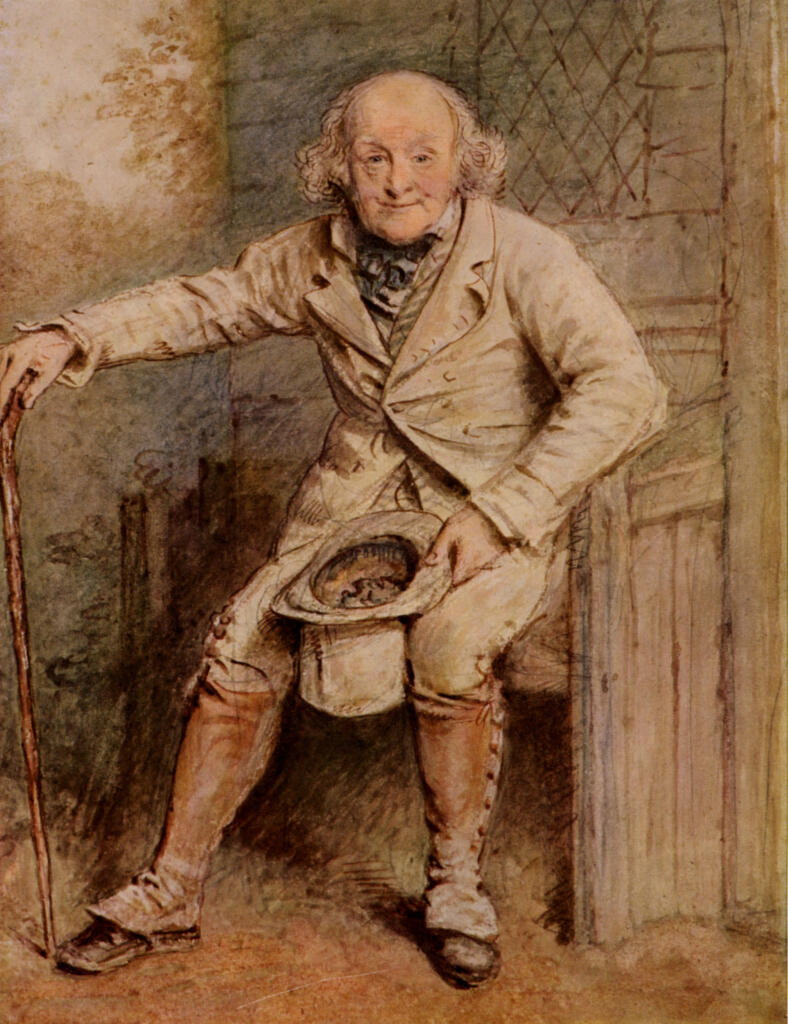 Anonimo , Hunt, William Henry - sec. XIX - Portrait of the Artist , fronte