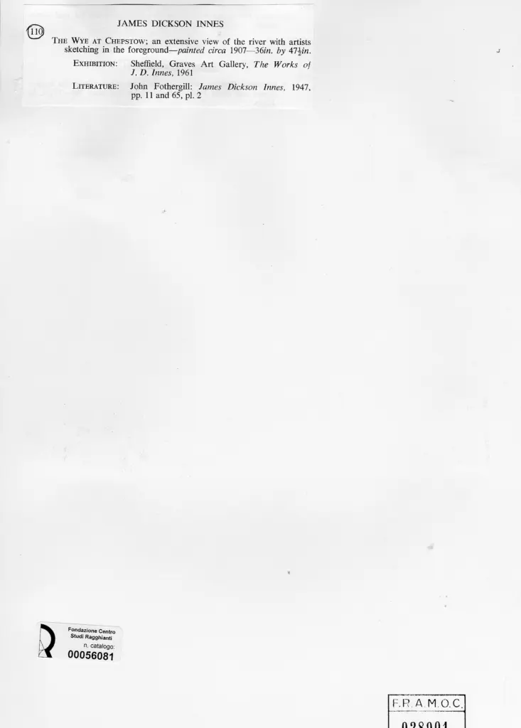 Anonimo , Innes, James Dickson - sec. XX - The Wye at Chepstow , retro