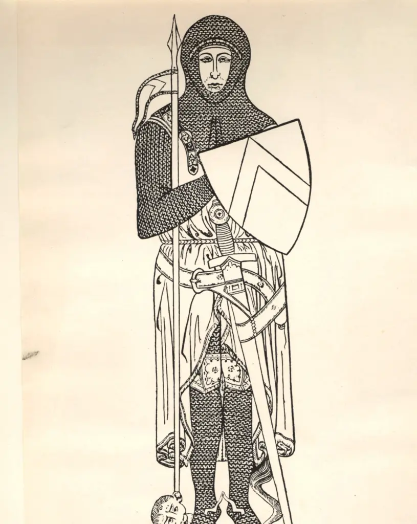 Anonimo , Jewitt, Orlando Thomas shaldow - sec. XIX - Guerriero , fronte