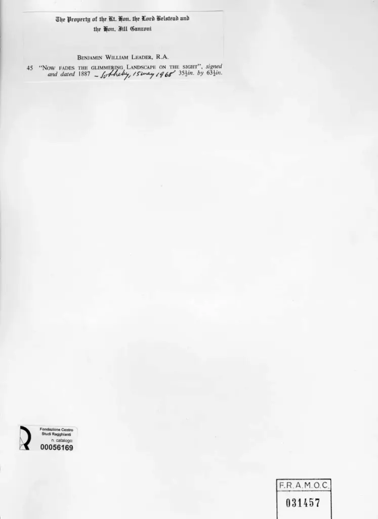 Leader, Benjamin W. - sec. XIX , retro