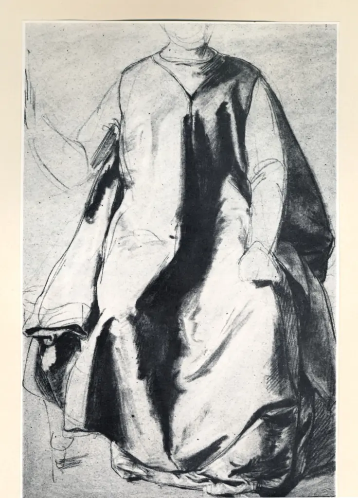 Anonimo , Leighton, Frederic - sec. XIX - Figure study , fronte