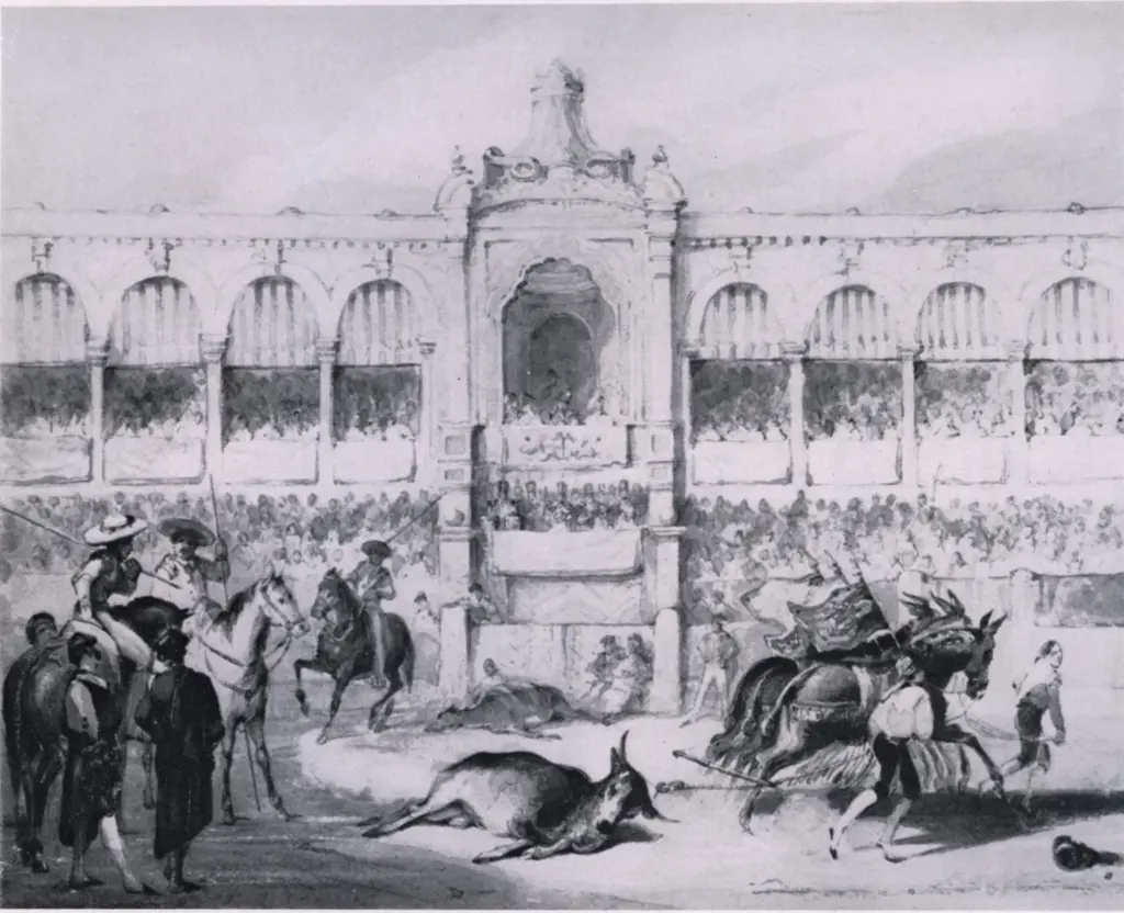 Anonimo , Lewis, John Frederick - sec. XIX - A bull-fight in Seville , fronte