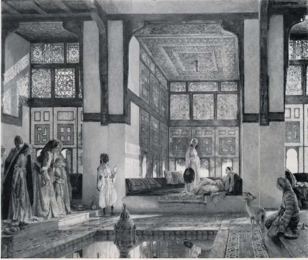 Anonimo , Lewis, John Frederick - sec. XIX - The reception , fronte