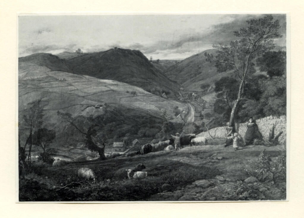 Anonimo , Linnell, John - sec. XIX - View of Hansonfoot, Dovedale, Derbyshire , fronte
