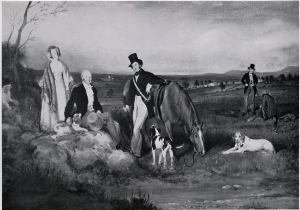 Anonimo , Martin, Anson - sec. XIX - Return from shooting , fronte