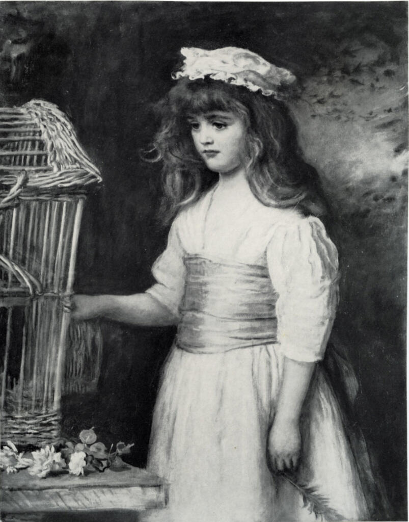 Anonimo , Millais, John Everett - sec. XIX - The empty cage , fronte