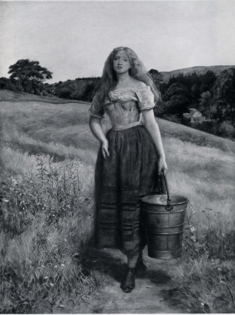 Anonimo , Millais, John Everett - sec. XIX - The farmer's daughter , fronte