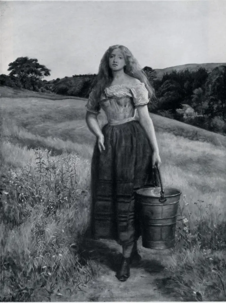 Millais, John Everett , The farmer's daughter