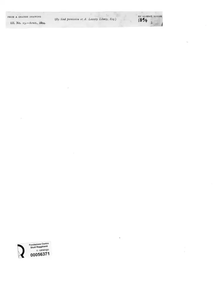 Anonimo, Anonimo , fronte