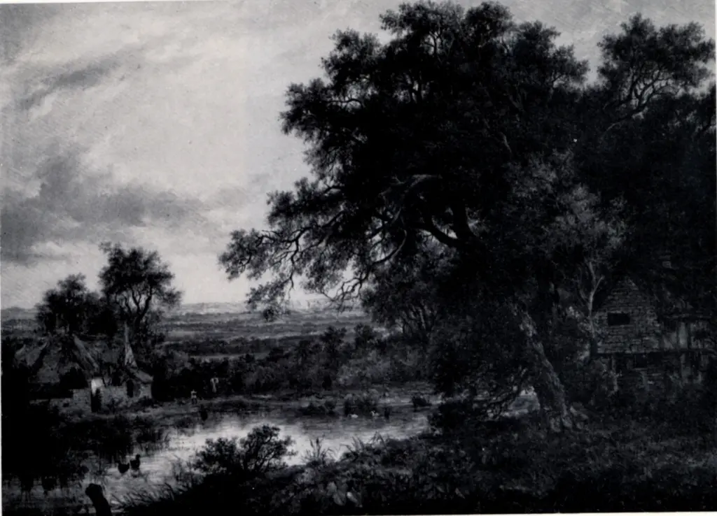 Anonimo , Nasmyth, Patrick - sec. XIX - A Wooded Lanscape with a Pond , fronte