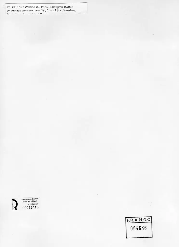 Anonimo , Nasmyth, Patrick , fronte