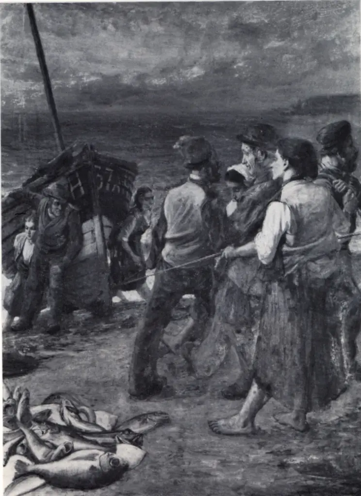 Anonimo , Noble, James Campbell - sec. XIX - Calling in the Fishing , fronte