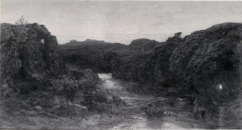 Anonimo , Palmer, Samuel - sec. XIX - Will o' the Wisp , fronte