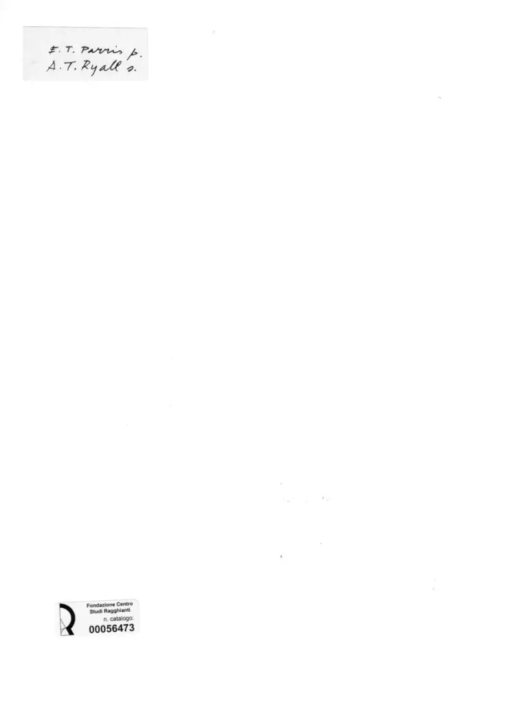 Anonimo , Parris, Edmund Thomas - sec. XVIII/ XIX - Ritratto di Nobil Donna , retro