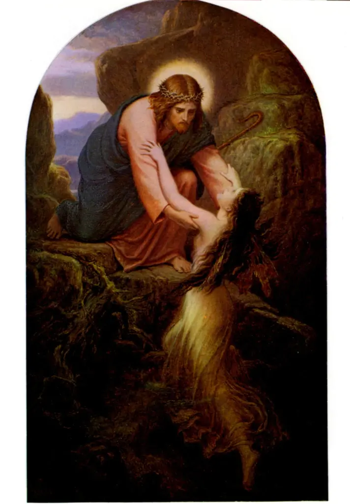 Paton, Joseph Noel , A study for "De Profundis"