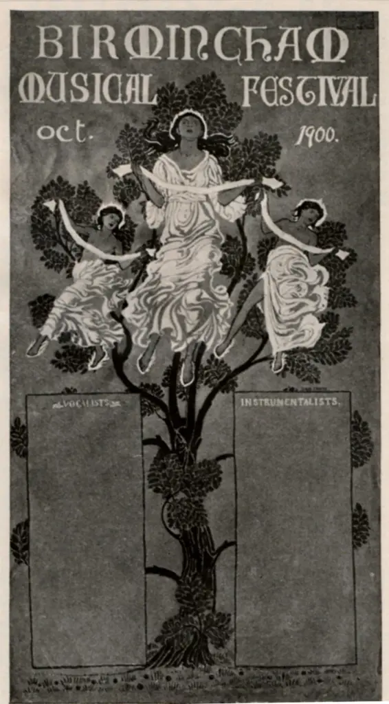 Anonimo , Payne, David J. - sec. XIX - Birmngham Music Festival oct. 1900 , fronte