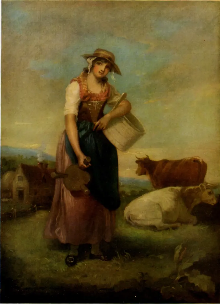Anonimo , Pearce, William - sec. XIX - The Milkmaid , fronte