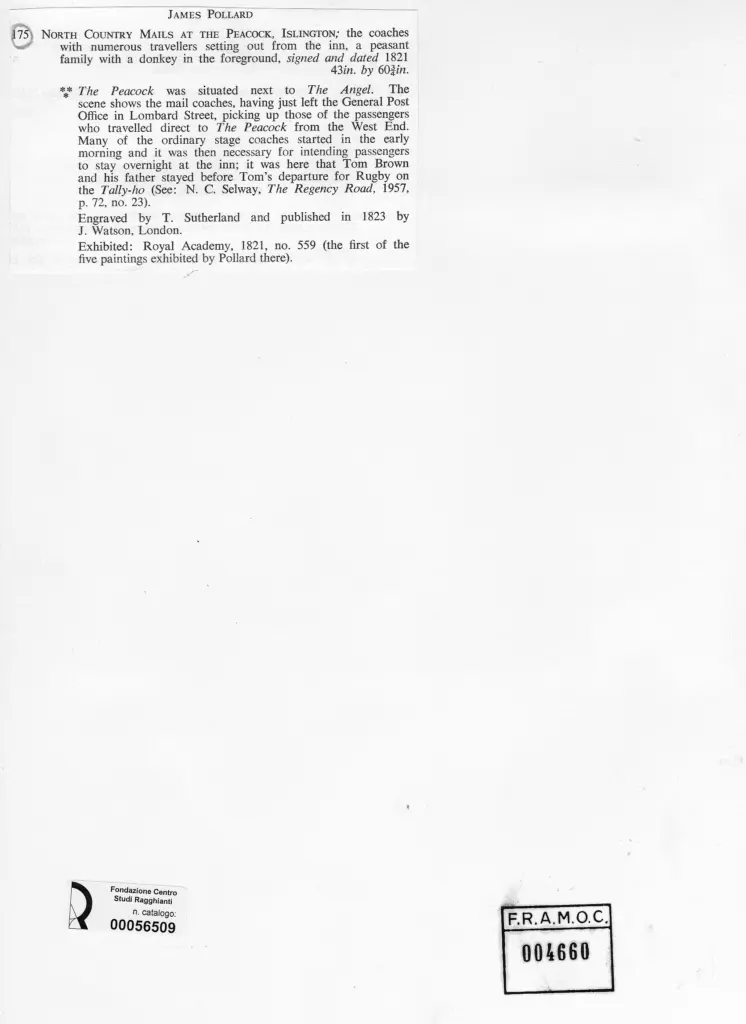 Anonimo , Polland, James - sec. XIX , retro