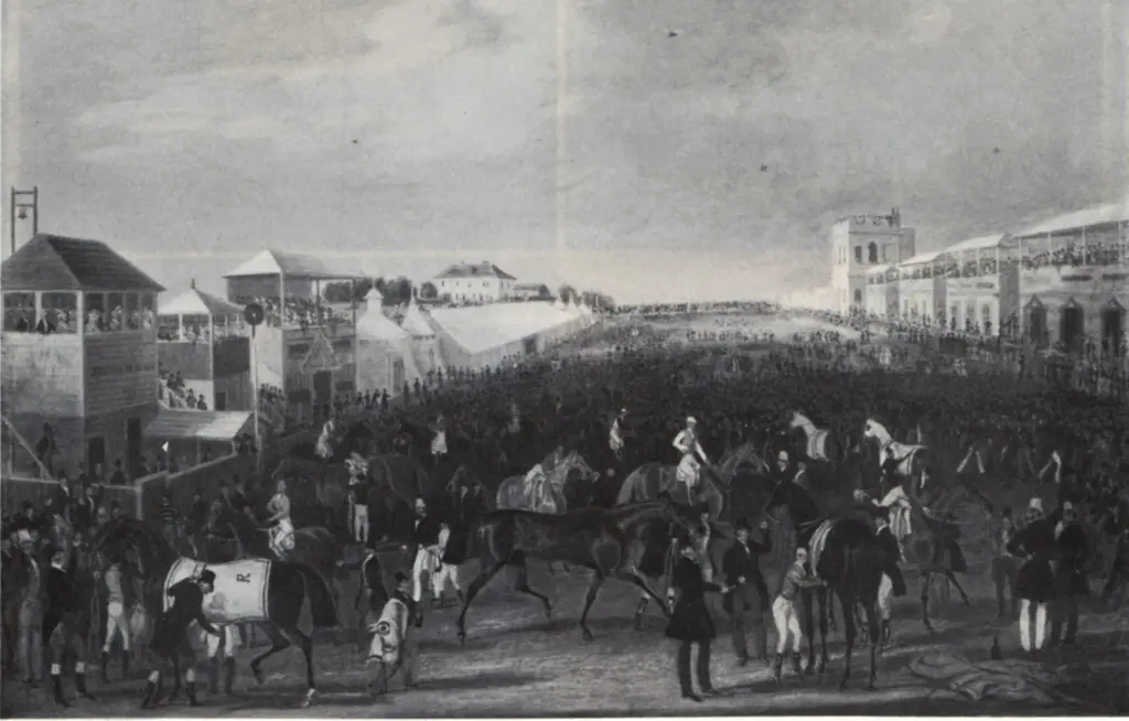 Anonimo , Pollard, James - sec. XVIII/ XIX - Epsom Race: The Race Over , fronte