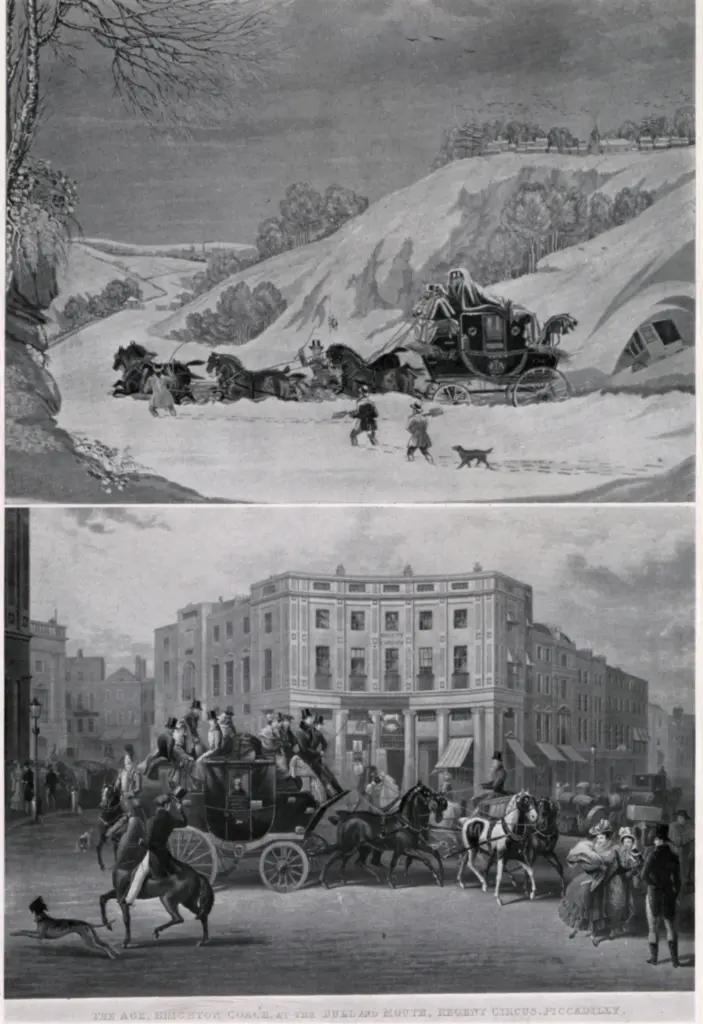 Pollard, James , A mail Coach in deep Snow