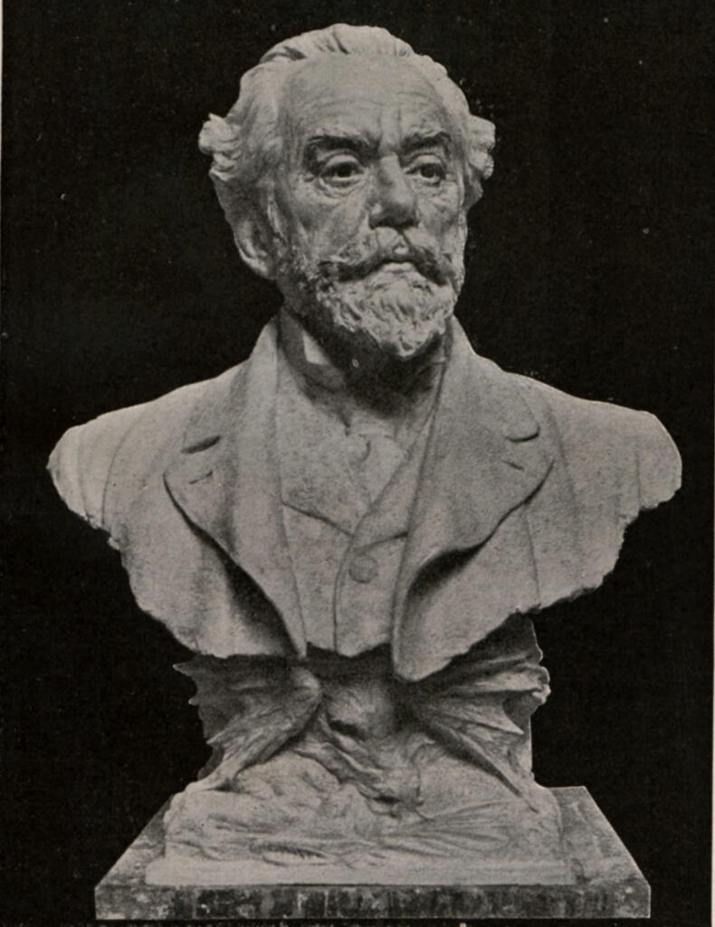 Anonimo , Pomeroy, Frederick William - sec. XIX - The Buste of the Late Sir E. Horney , fronte