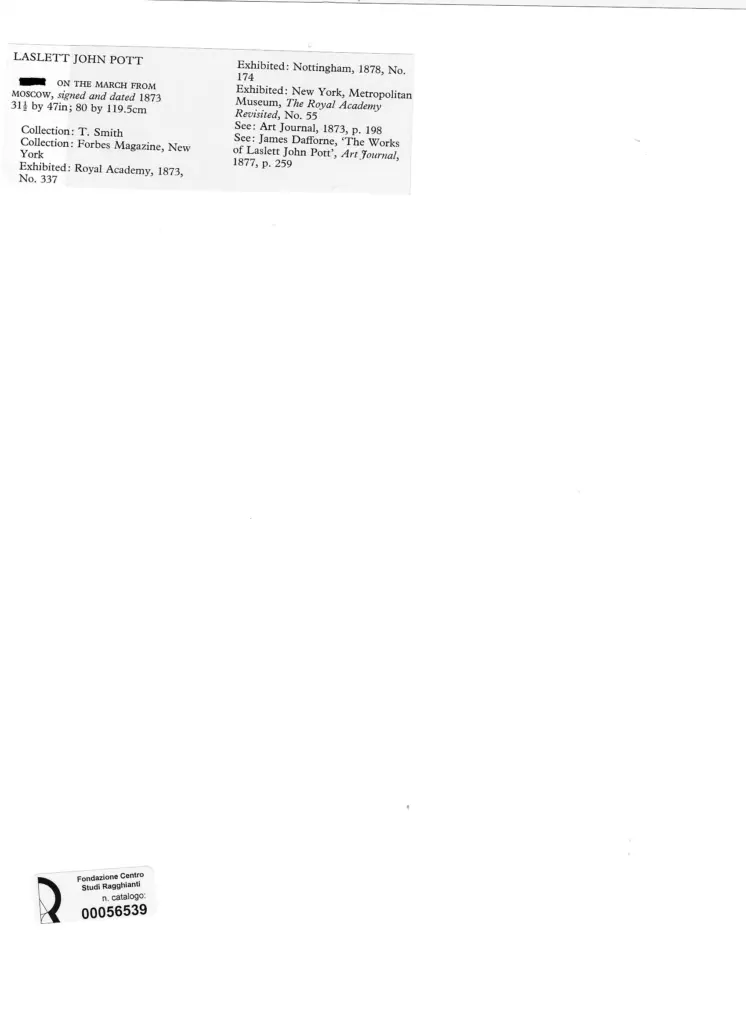 Anonimo , Pott, Laslett John - sec. XIX , retro