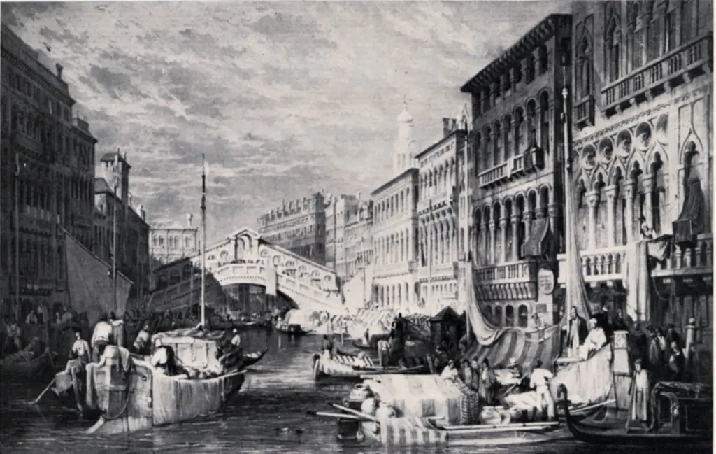 Prout, Samuel , The Rialto, Venice -