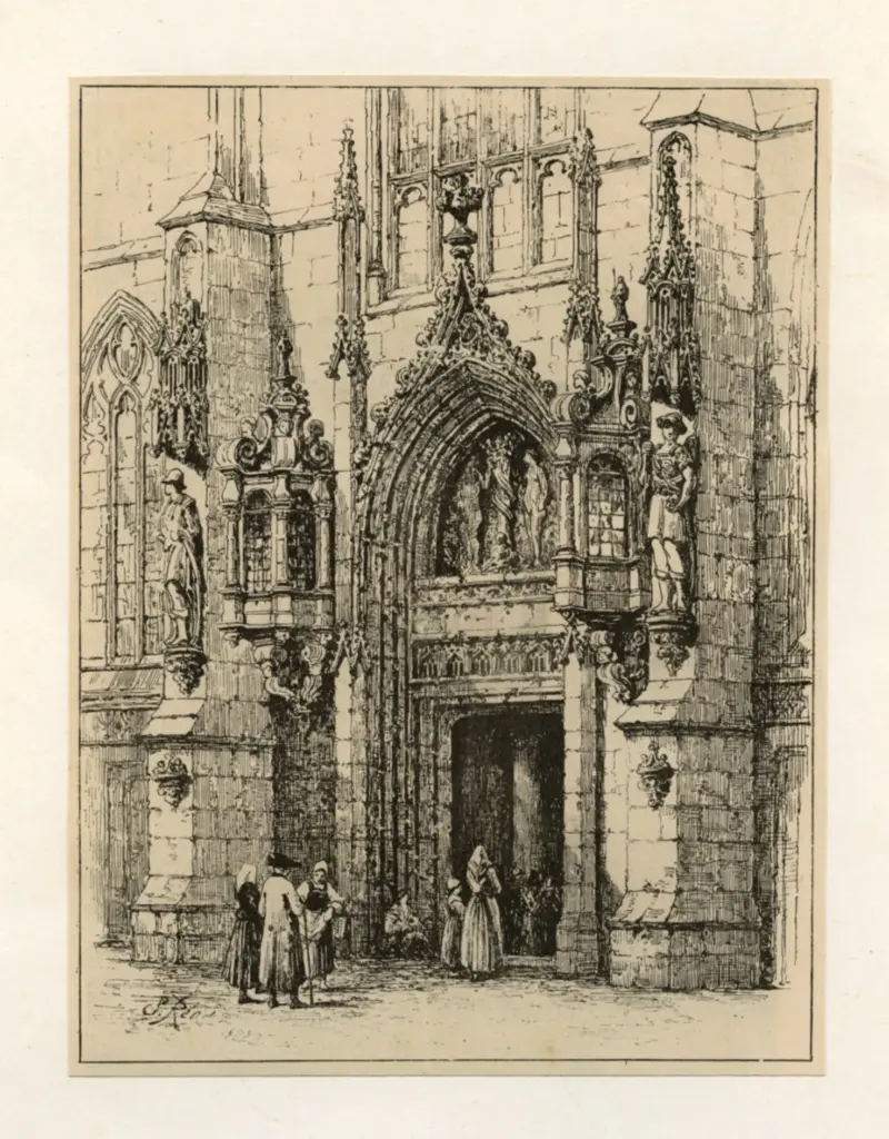 Read, S. , La porte sud de la Cathedrale de M&uuml;nster -