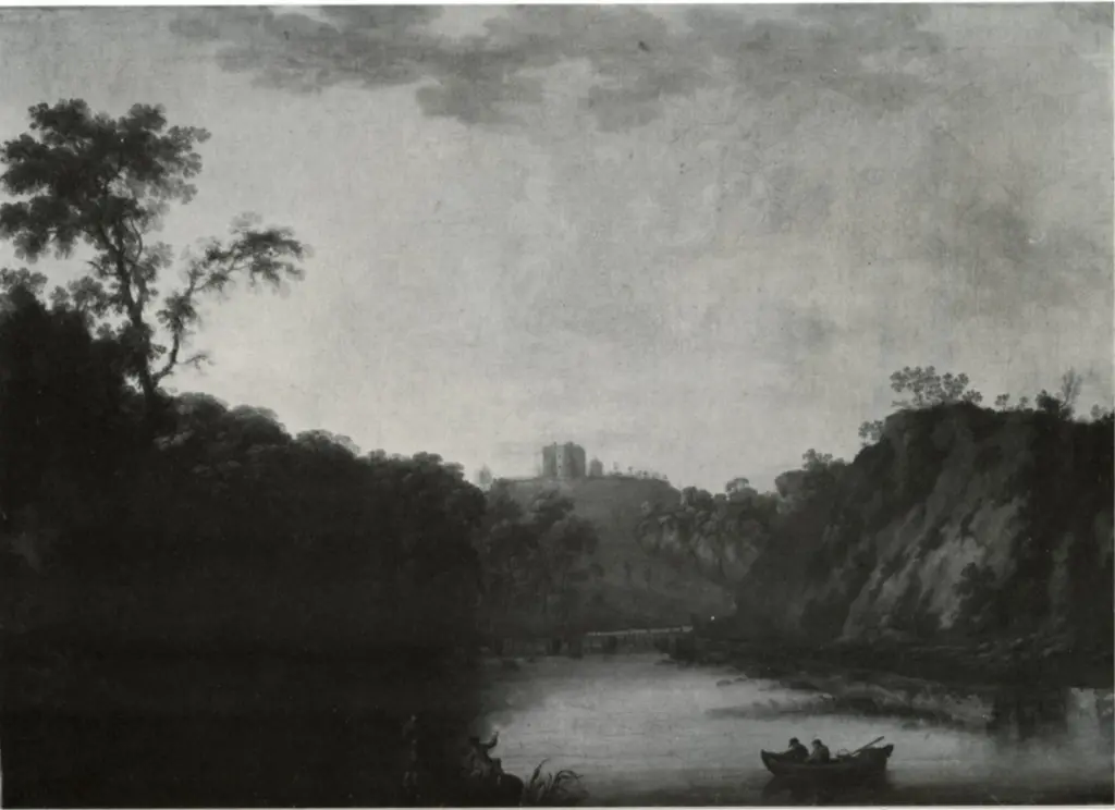 Anonimo , Roberts, Thomas - sec. XVIII - A view of Beanparc from the River Boyne , fronte