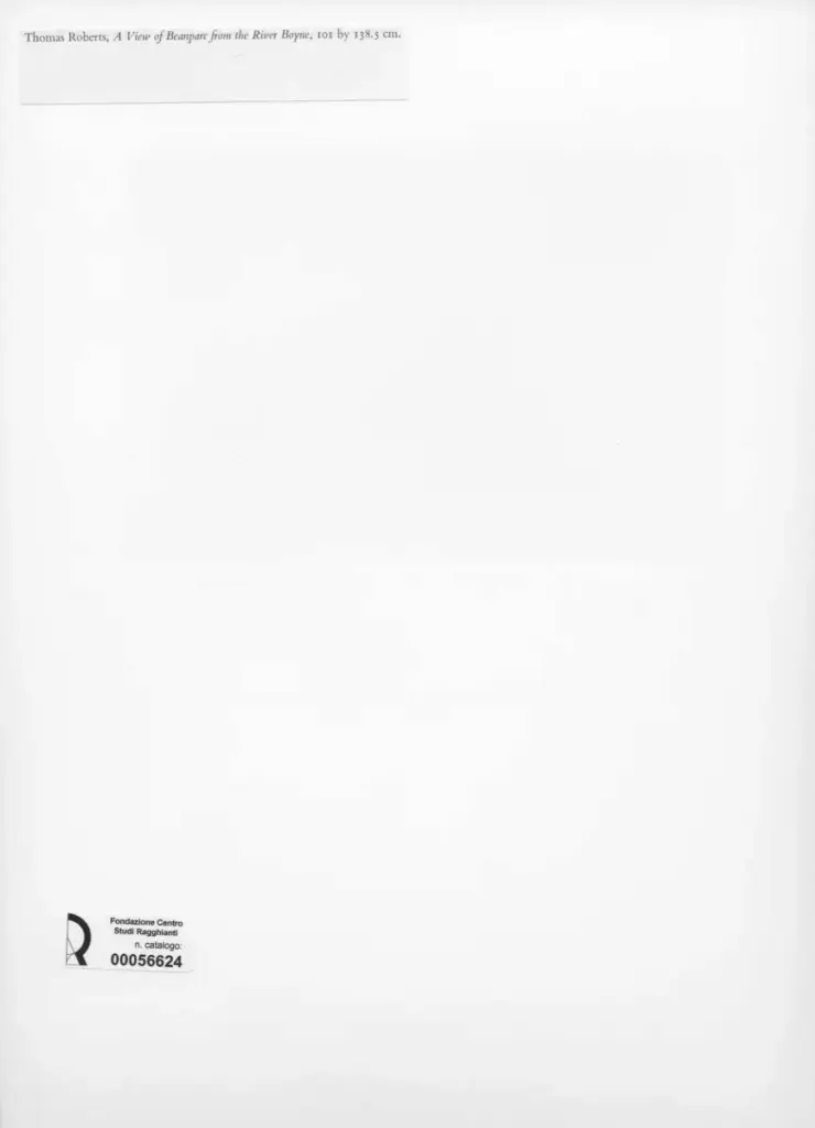 Anonimo , Roberts, Thomas - sec. XVIII - A view of Beanparc from the River Boyne , retro